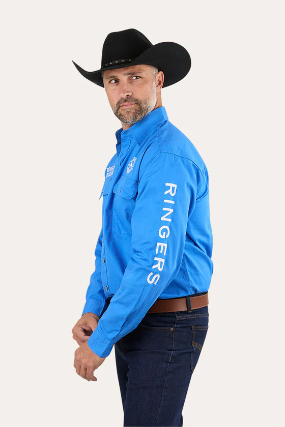 Hawkeye Mens Full Button Work Shirt