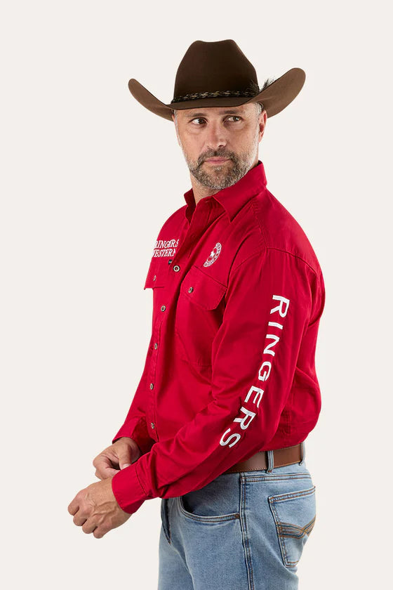 Hawkeye Mens Full Button Work Shirt
