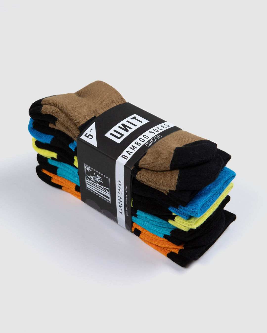 MENS SOCKS - BAMBOO 5 PACK - REACT