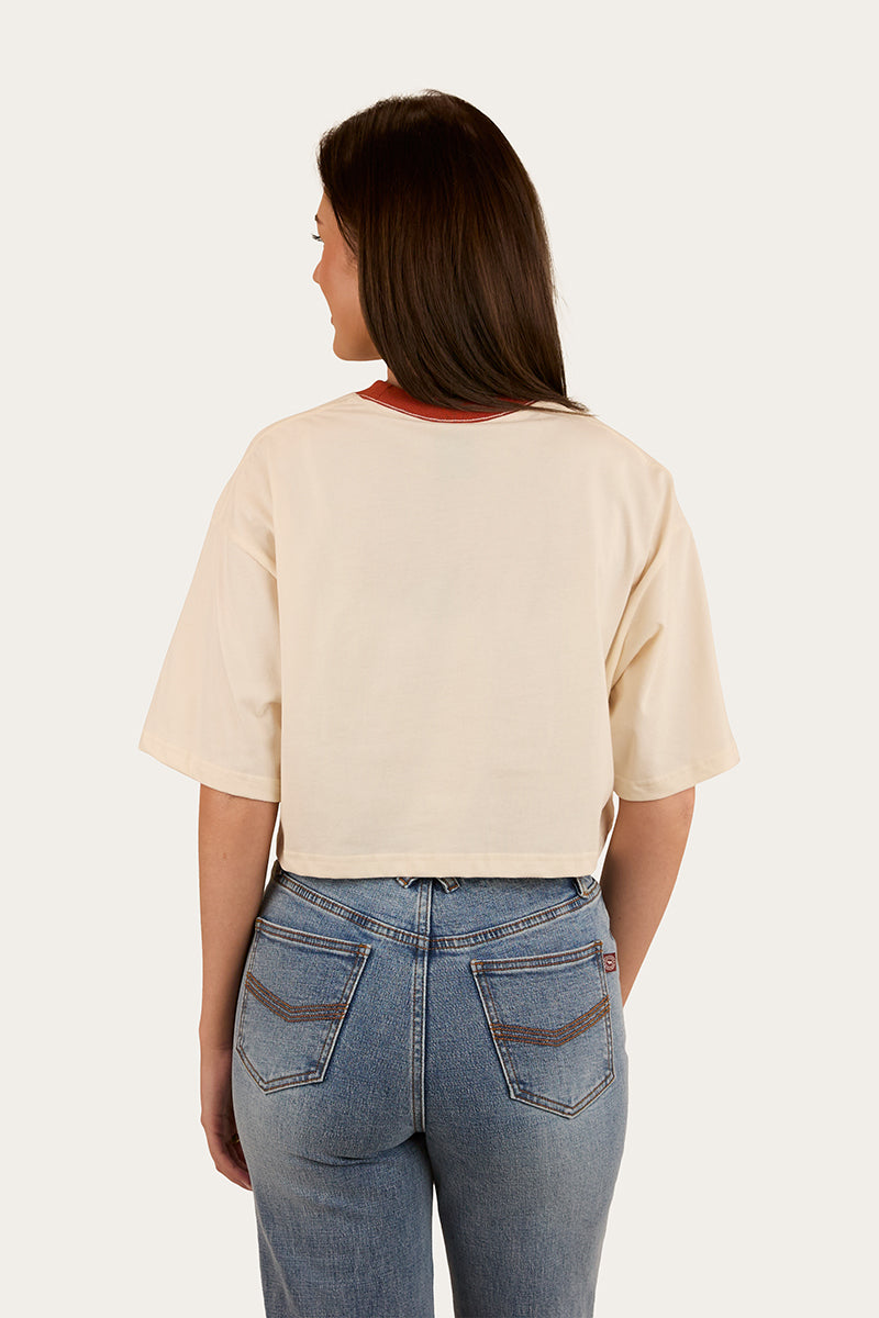 Feeling Lucky Cropped Oversized T Shirt