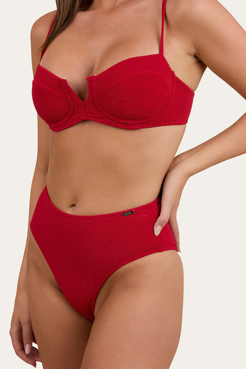 Country Sunset Textured Underwire Bikini Top