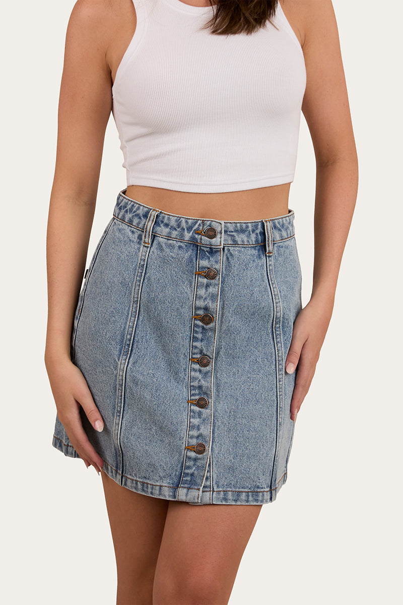Johanna Womens Denim Skirt