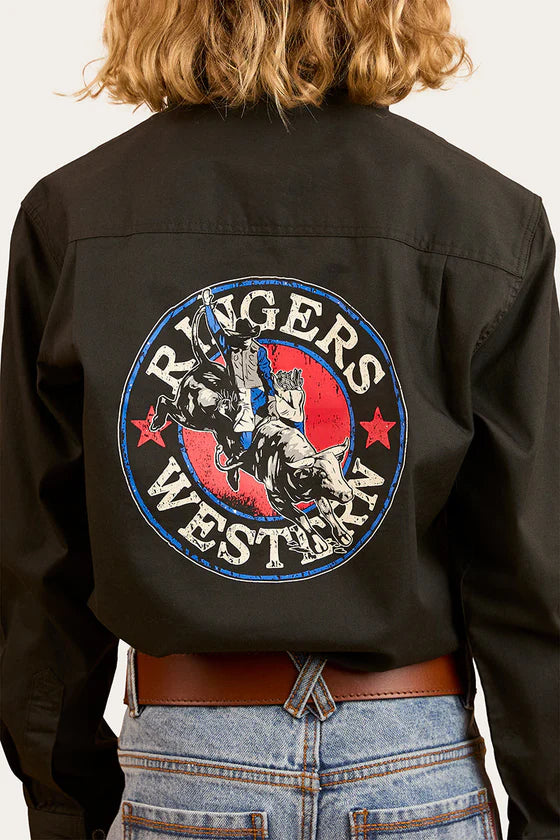 8 Seconds Bucking Bull Work Shirt