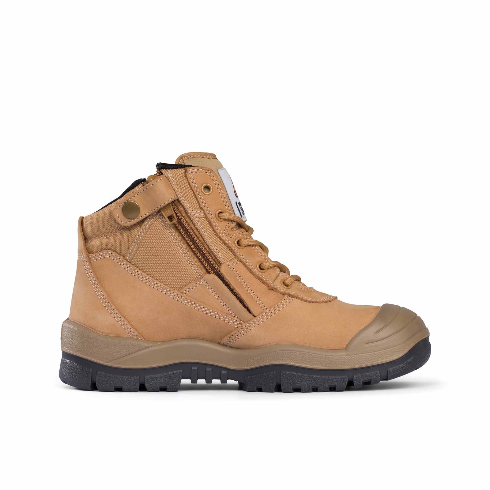 Wheat Zipsider Boot W/ Scuff Cap