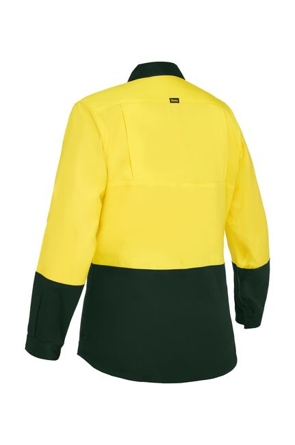 Womens Cool Lightweight Hi Vis Drill Shirt