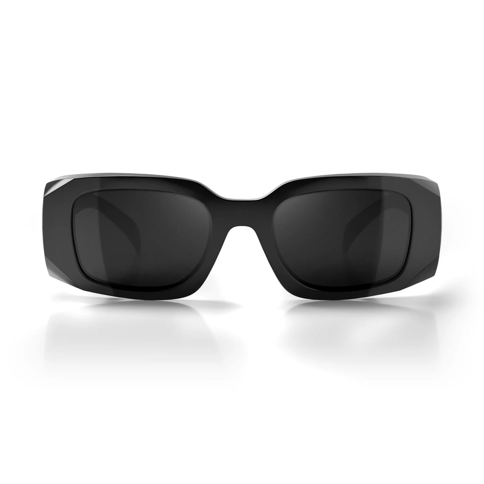 Auras Black Frame Grey Polarised Lens