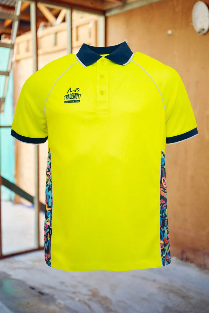 Unisex RPET Pearler Yellow Polo