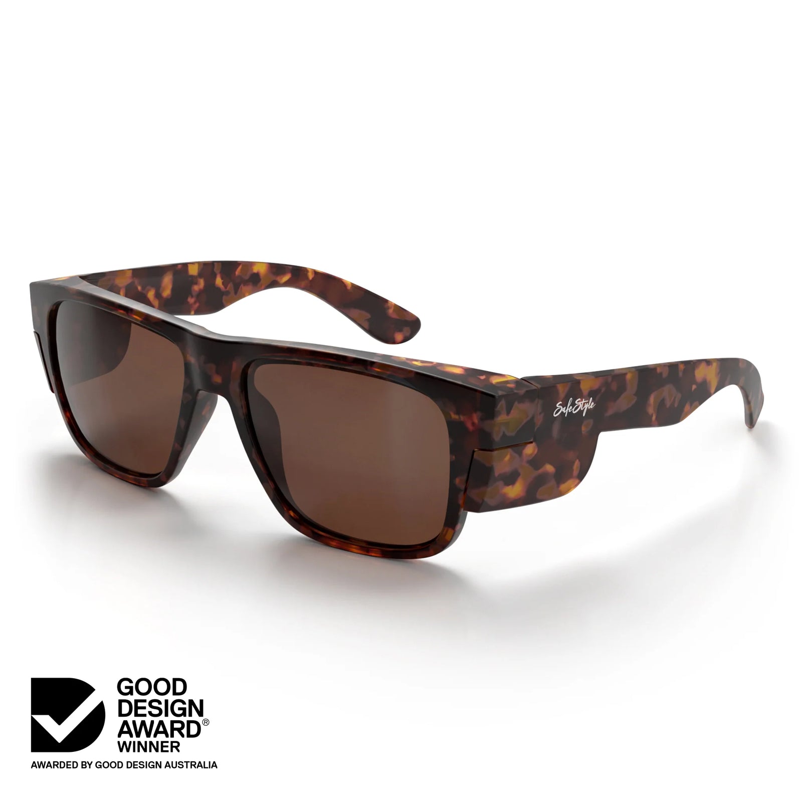 Fusions Matte Tort Frame Brown Polarised Lens