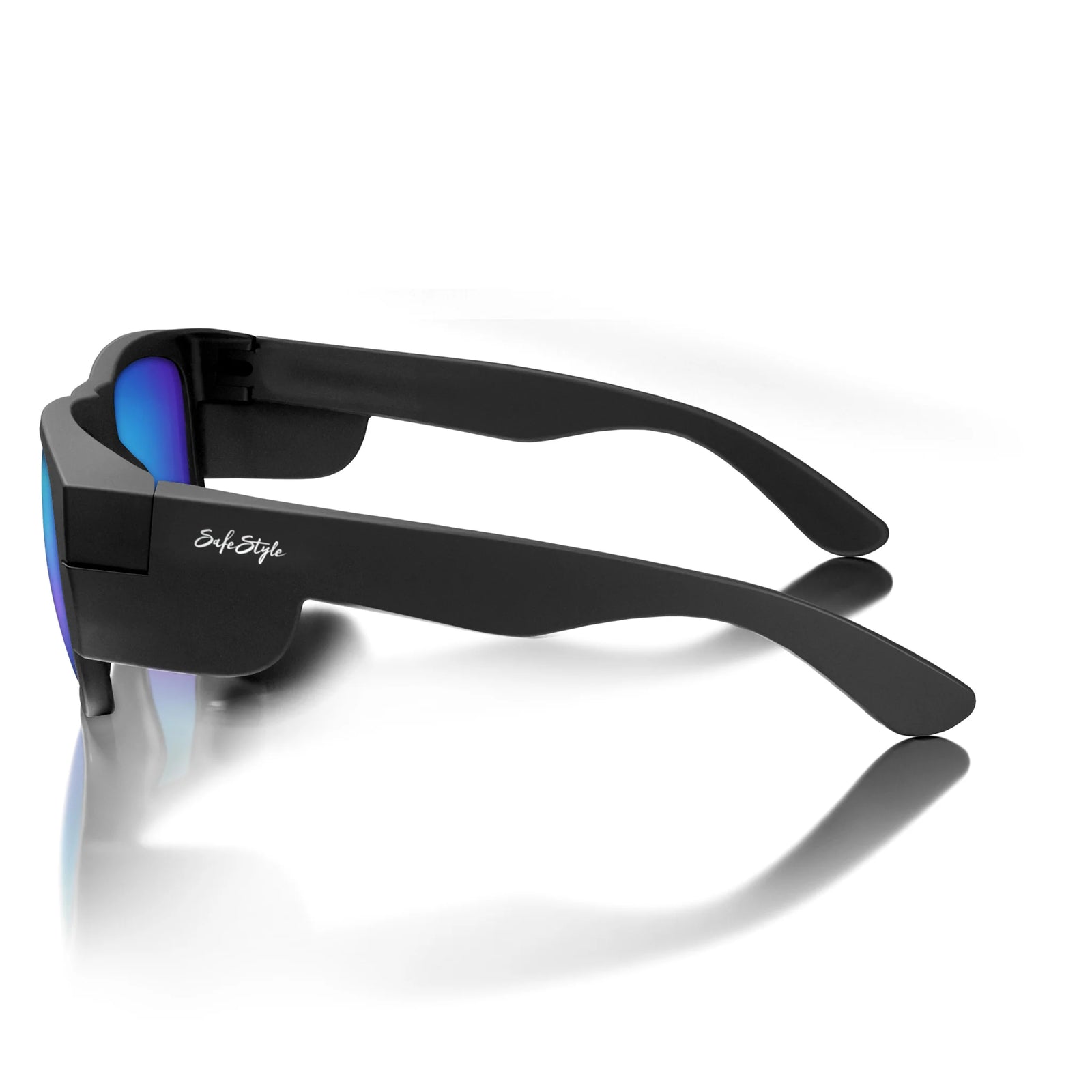 Fusions Matte Black Frame/Mirror Blue Polarised