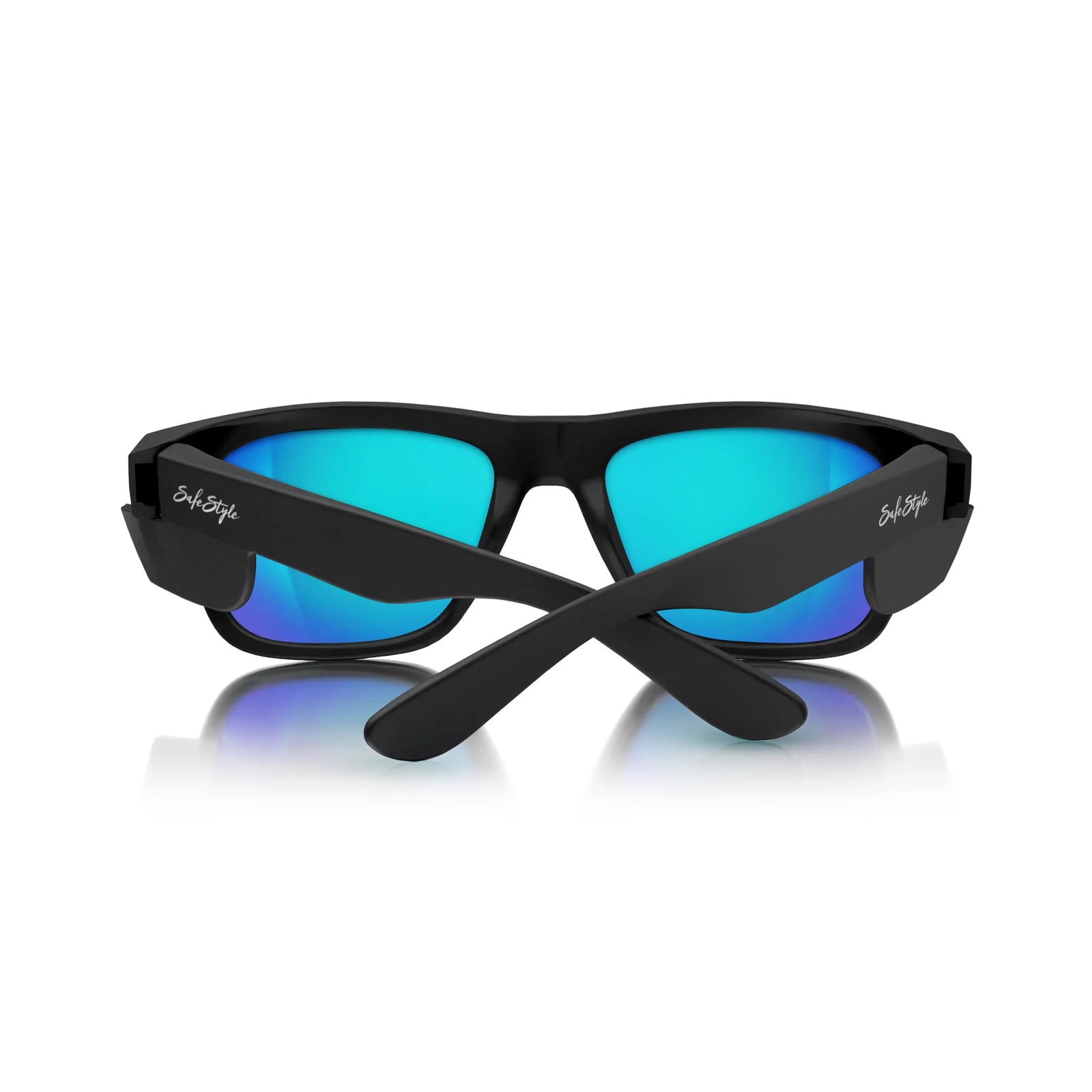 Fusions Matte Black Frame/Mirror Blue Polarised