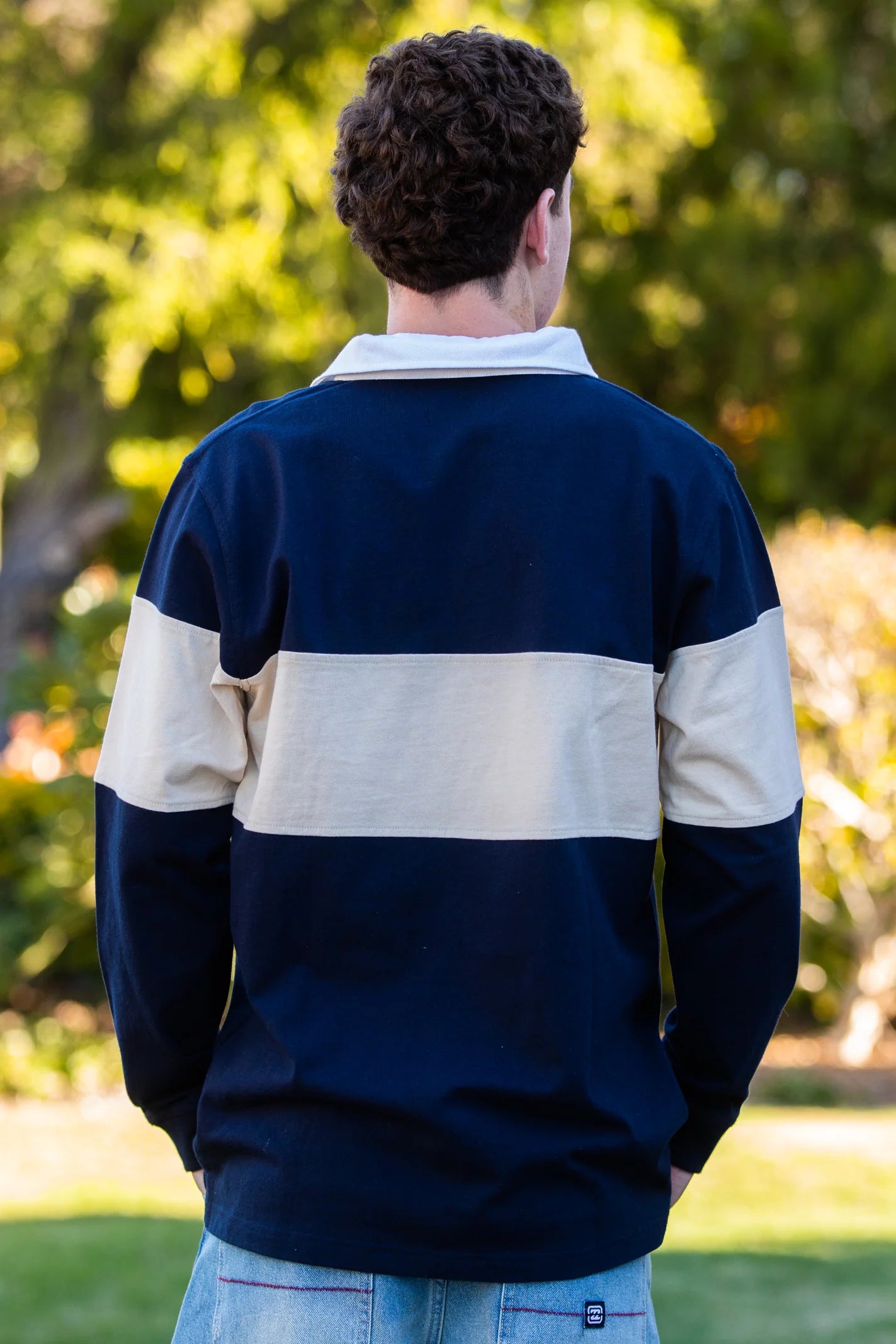 Crowbar Heritage Jersey Navy-Beige