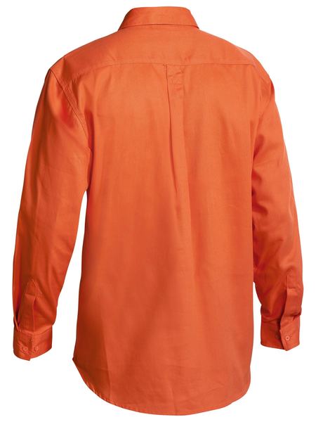 L-S Closed Front Cotton Drill Shirt