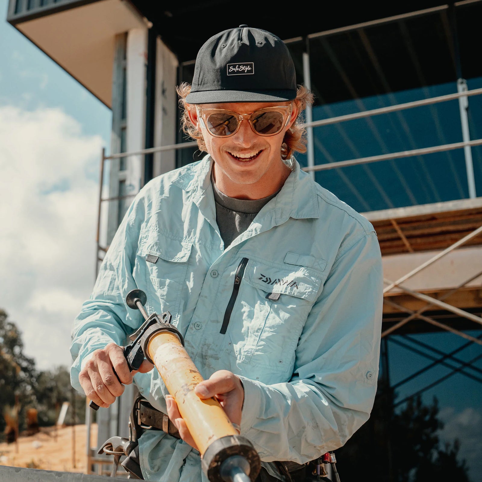 Safe Style - Harps Champange Frame - Polarised Lens