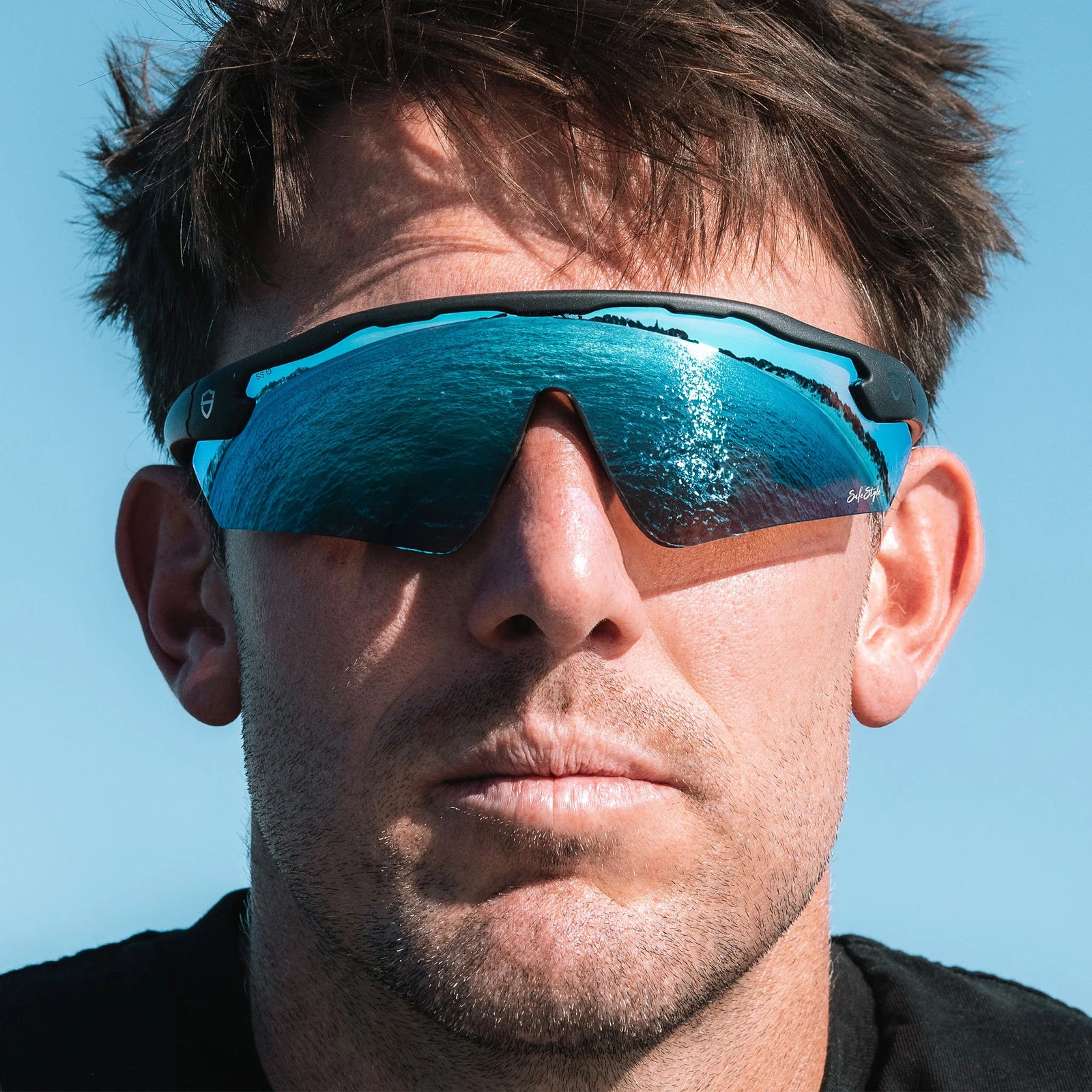 Phantoms Matte Black Frame/Reflectors Blue Lens