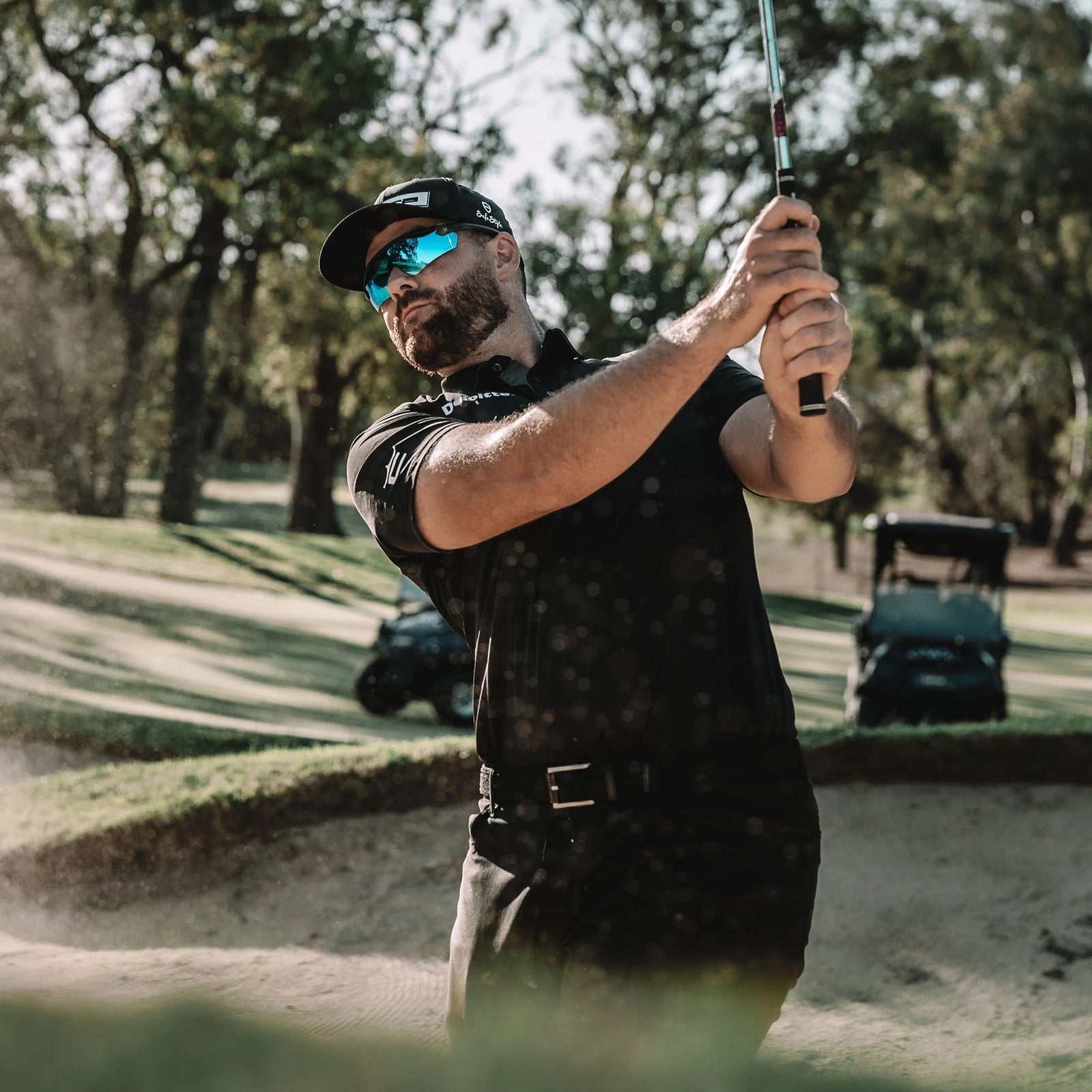 Phantoms Matte Black Frame/Reflectors Blue Lens