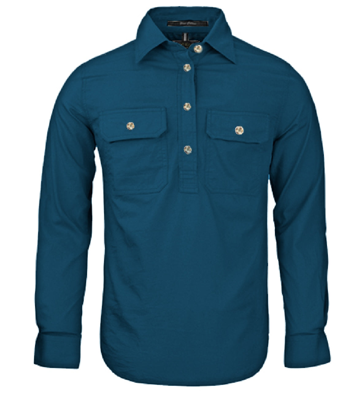 Womens Pilbara Closed Front L/S Shirt