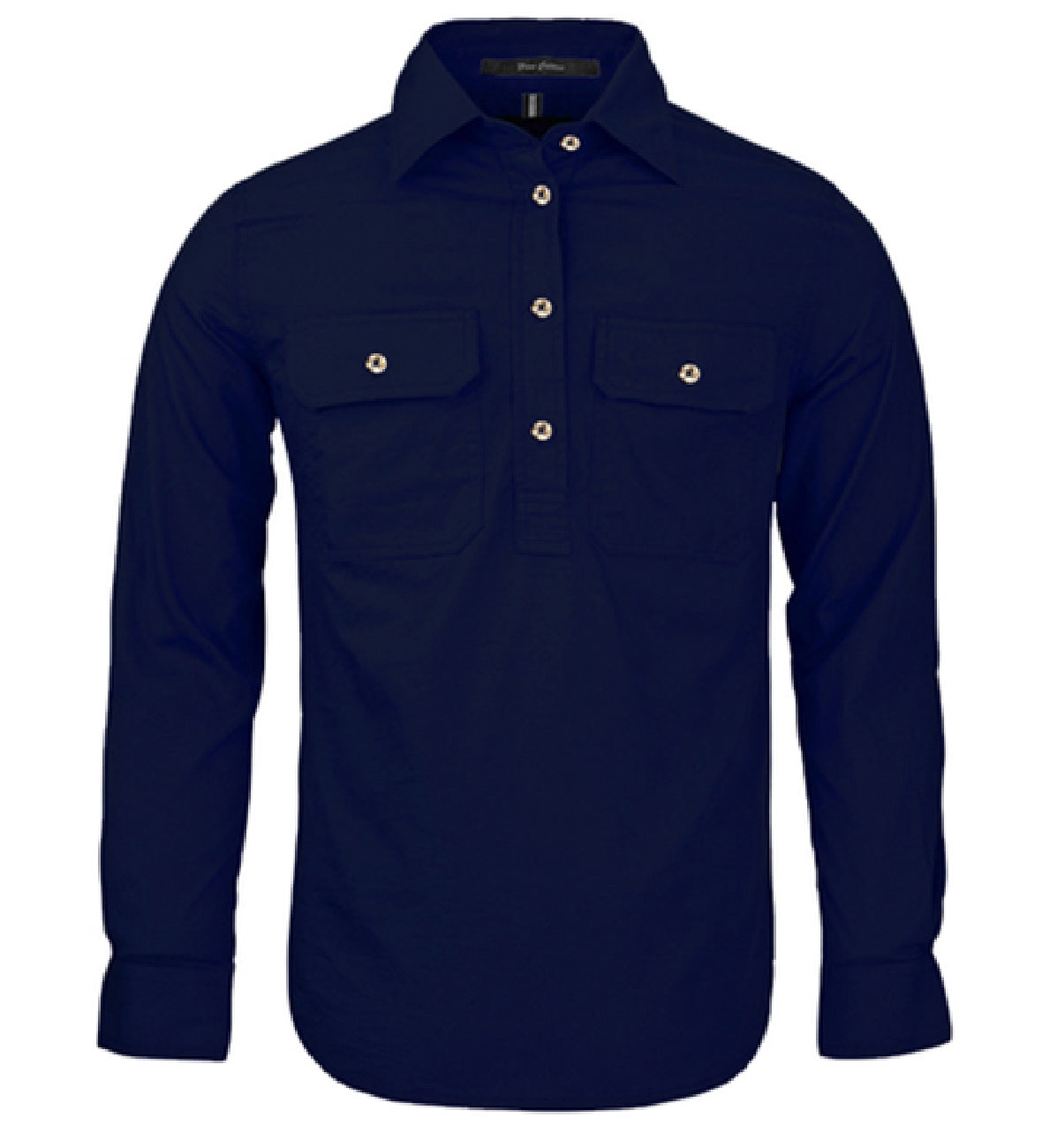 Womens Pilbara Closed Front L/S Shirt