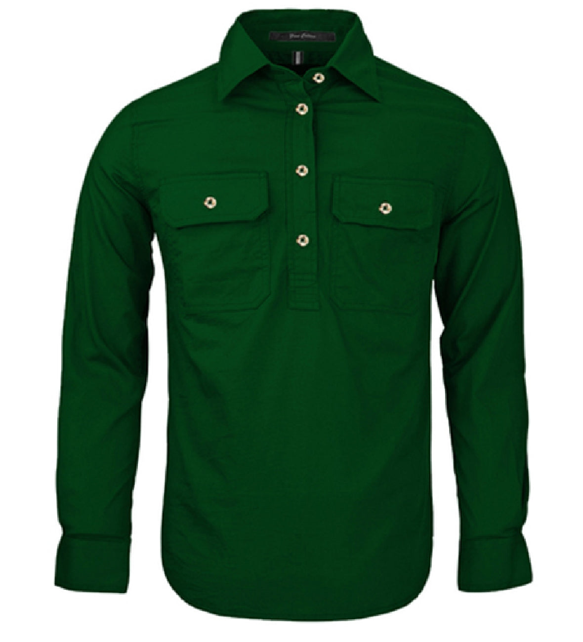 Womens Pilbara Closed Front L/S Shirt