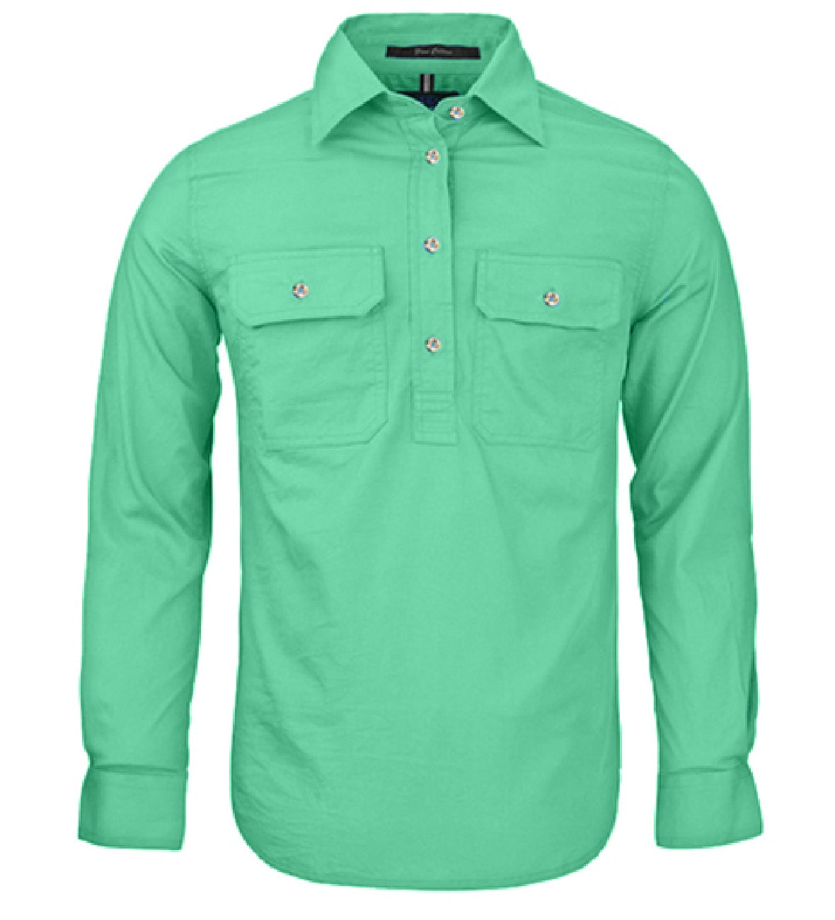 Womens Pilbara Closed Front L/S Shirt