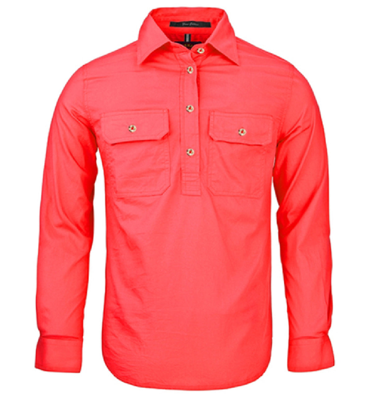 Womens Pilbara Closed Front L/S Shirt