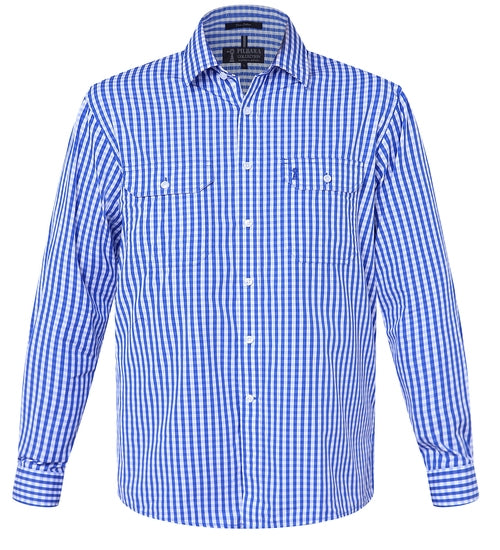 Pilbara Mens Check L/S Shirt