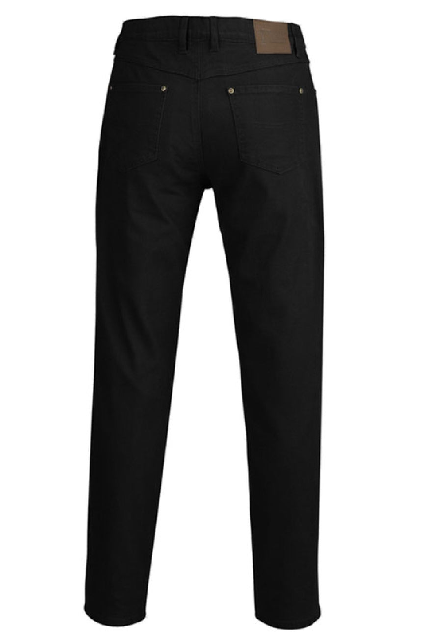 Pilbara Mens Cotton Stretch Jean - Black