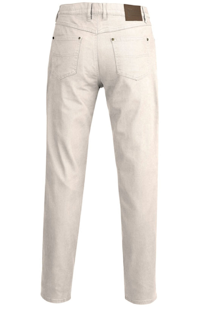 Pilbara Mens Cotton Stretch Jean - Bone