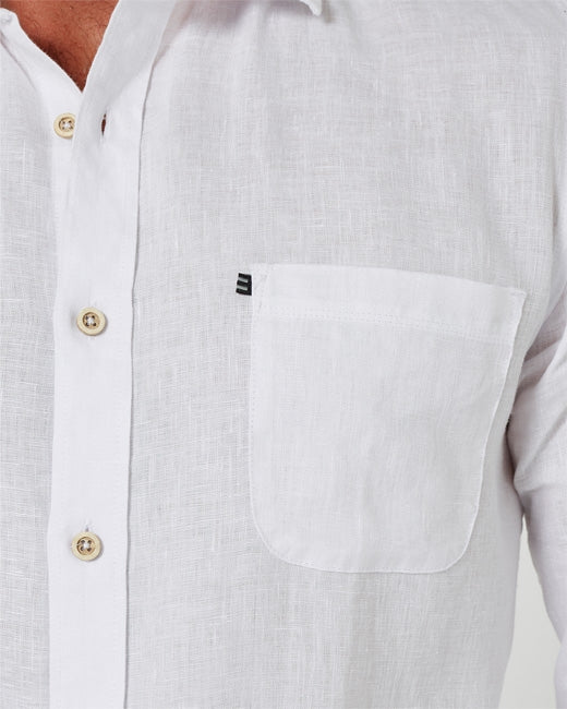 Pilbara Mens Linen L/S Shirt