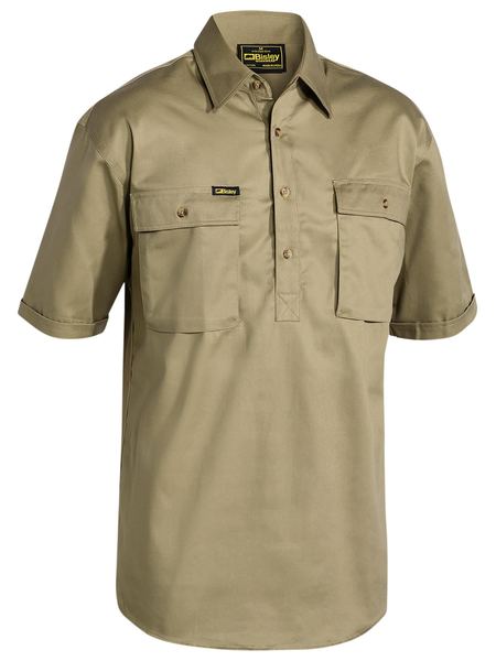 S-S Closed Front Cotton Drill Shirt