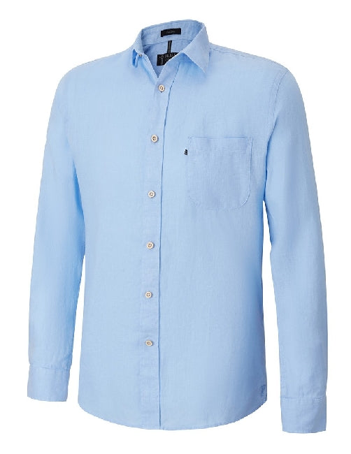 Pilbara Mens Linen L/S Shirt