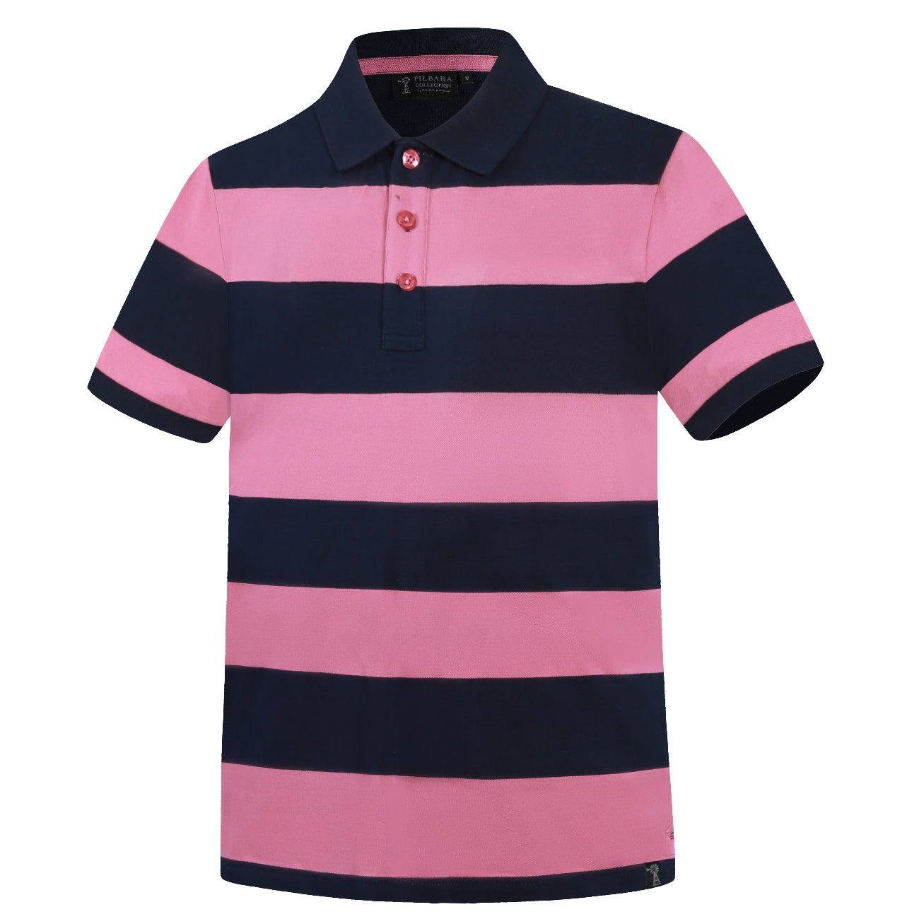 Pilbara Men's Y/D Striped Polo