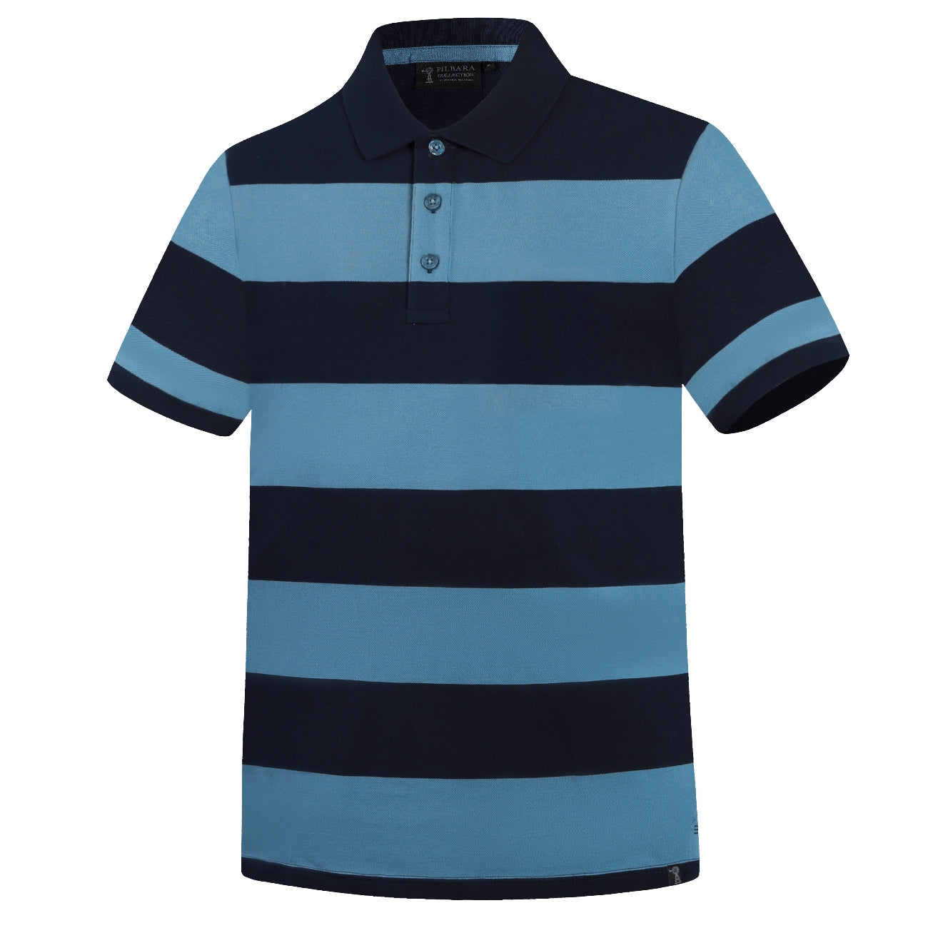 Pilbara Men's Y/D Striped Polo