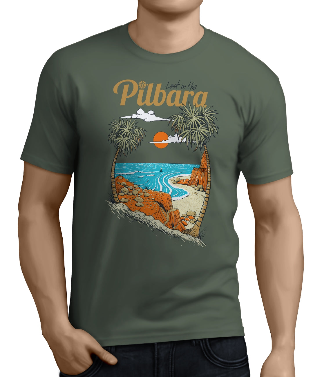 Pilbara Men's Paradise T-Shirt