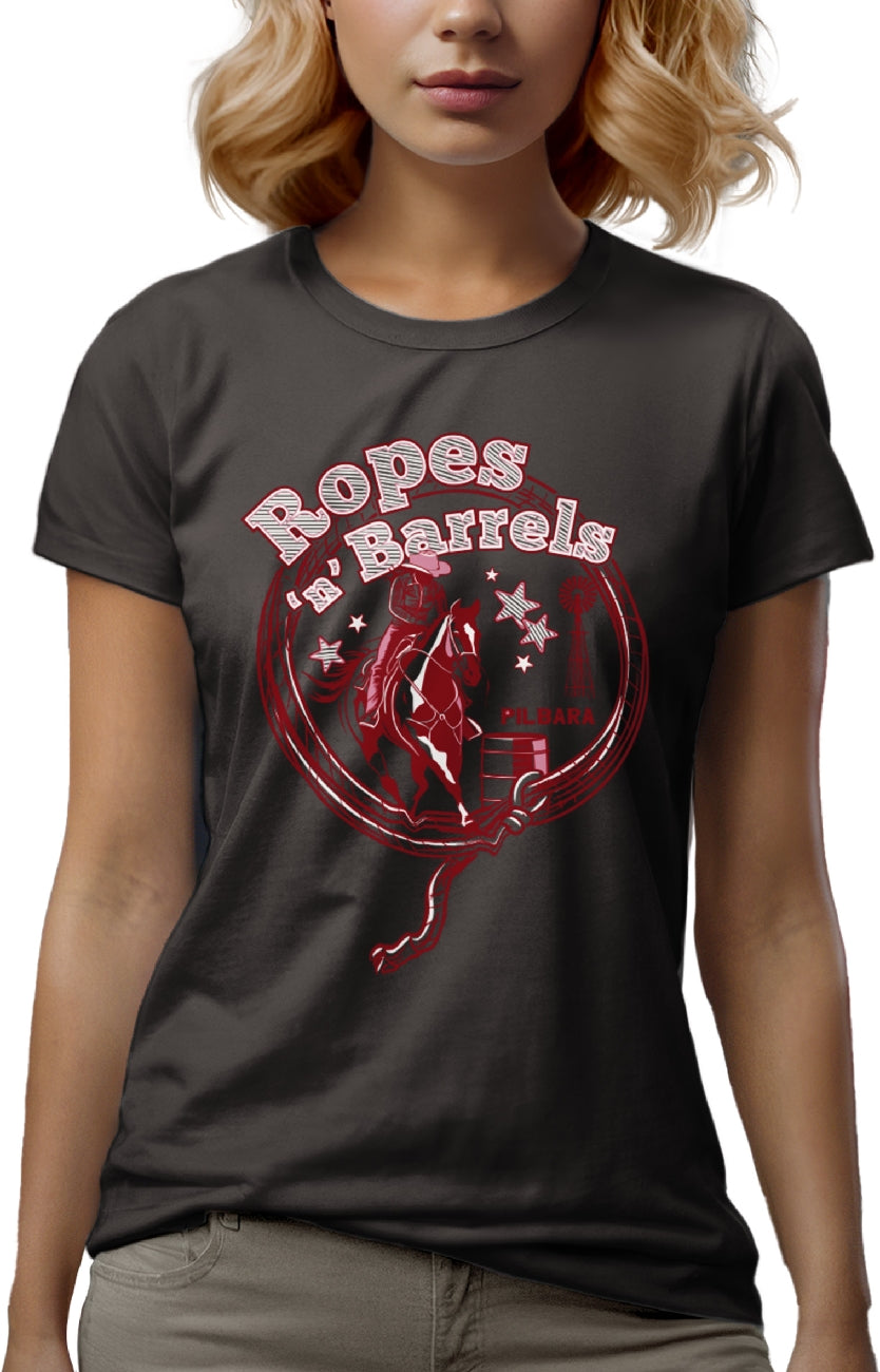 Pilbara Women's Ropes 'n' Barrels T-Shirt