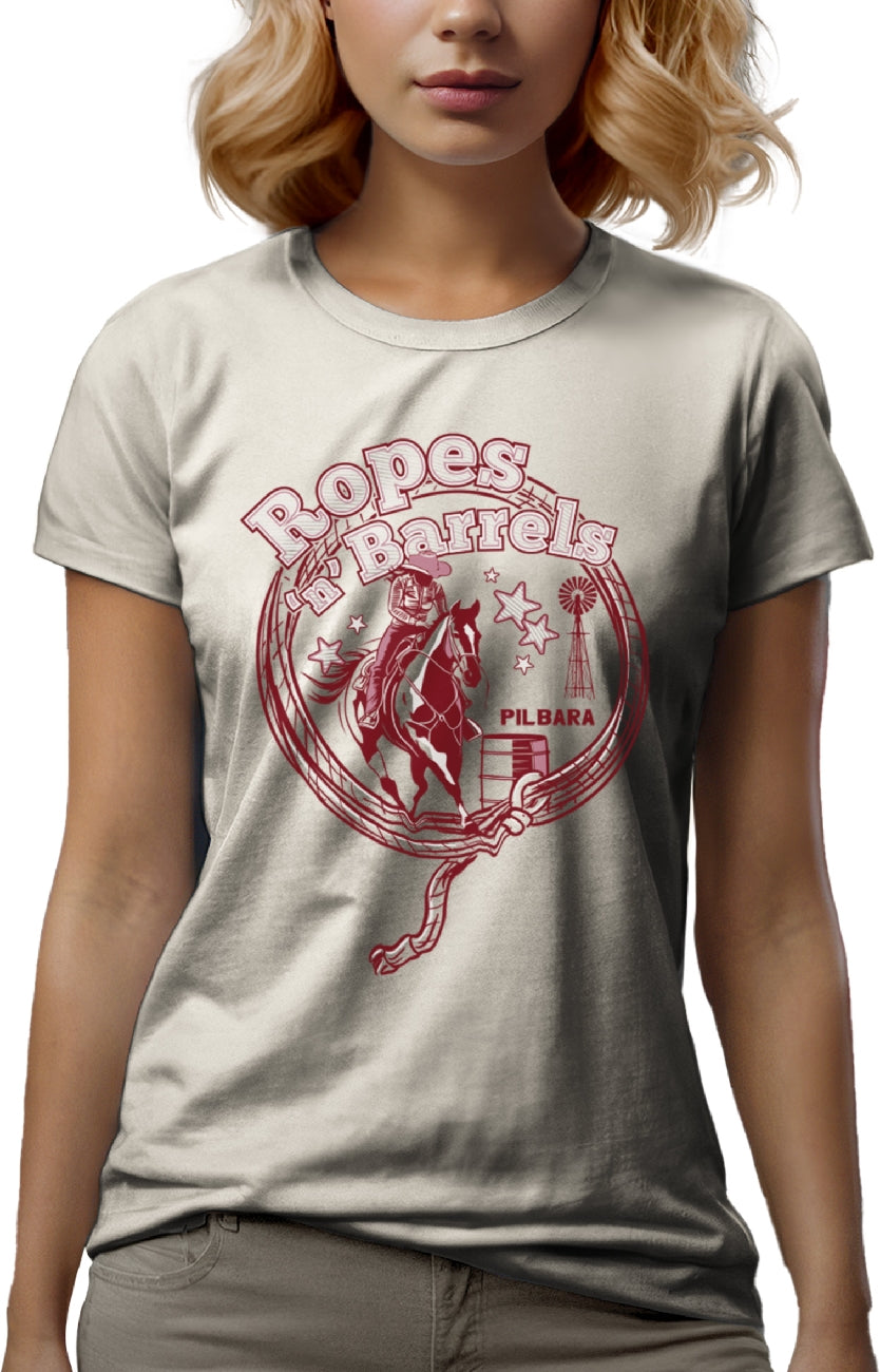 Pilbara Women's Ropes 'n' Barrels T-Shirt
