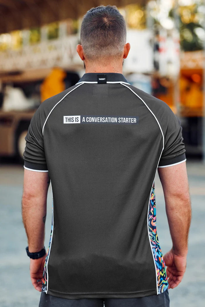 Unisex RPET Pearler Charcoal Polo