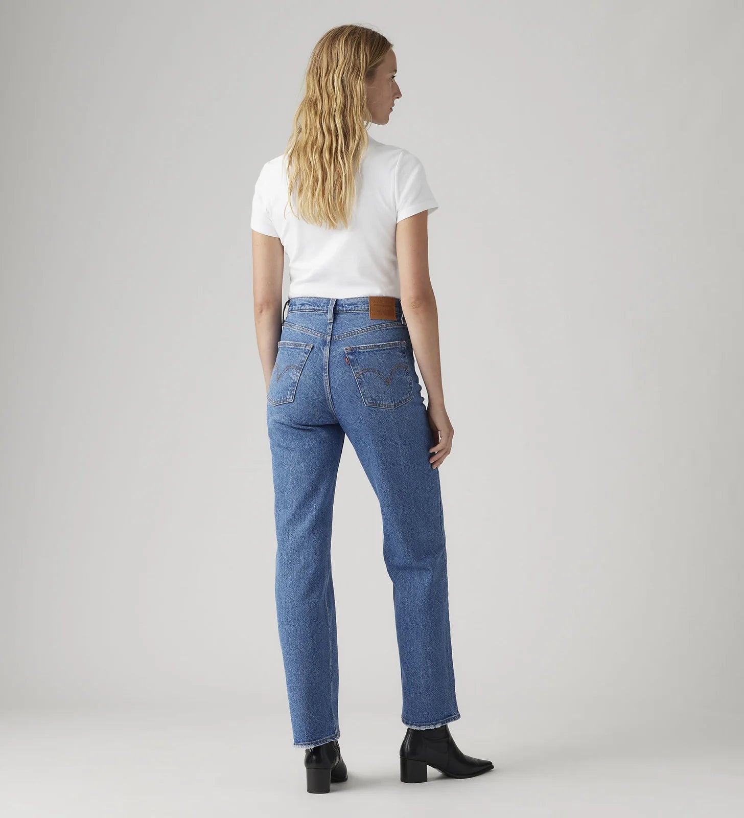 LEVIS Womens Ribcage Straight Ankle Jeans