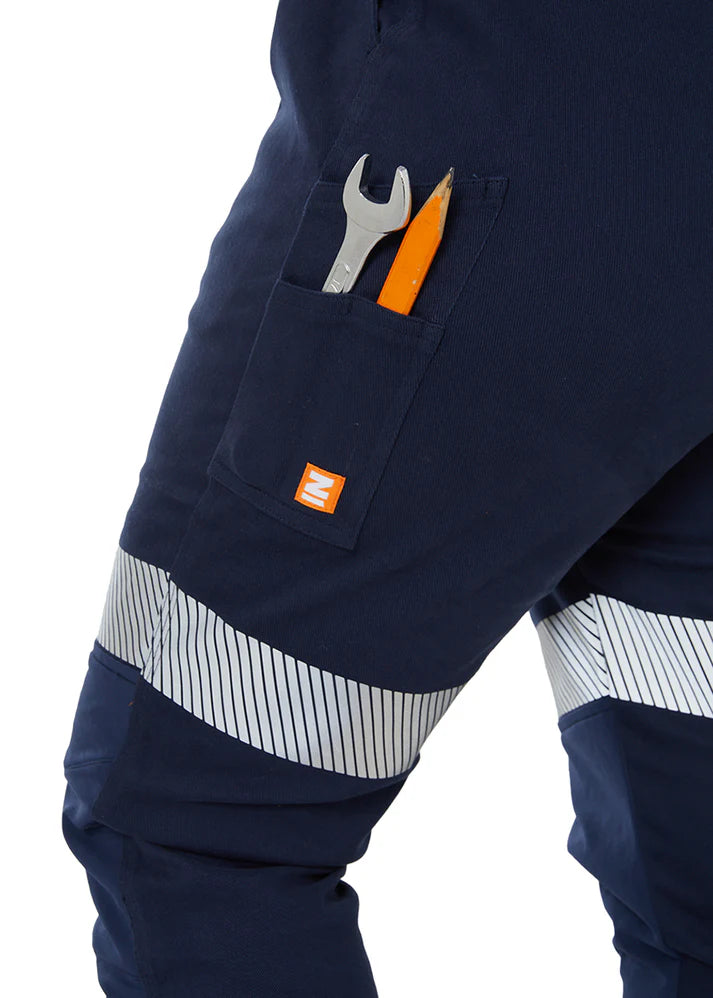 Zadie - The Workz Pant - High Waisted Reflective