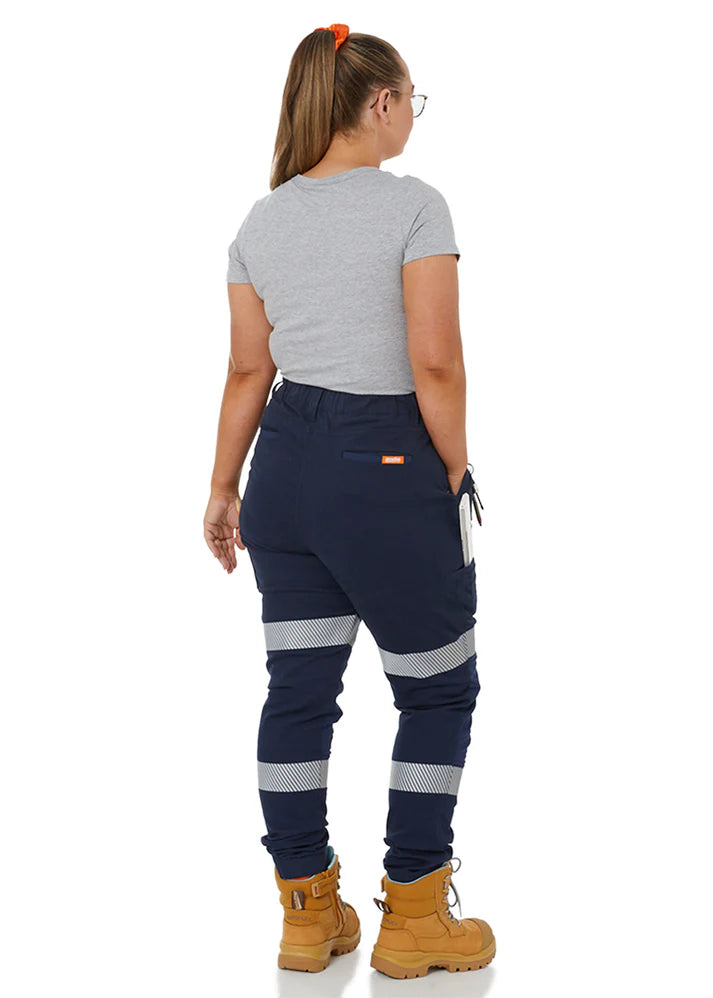 Zadie - The Workz Pant - High Waisted Reflective