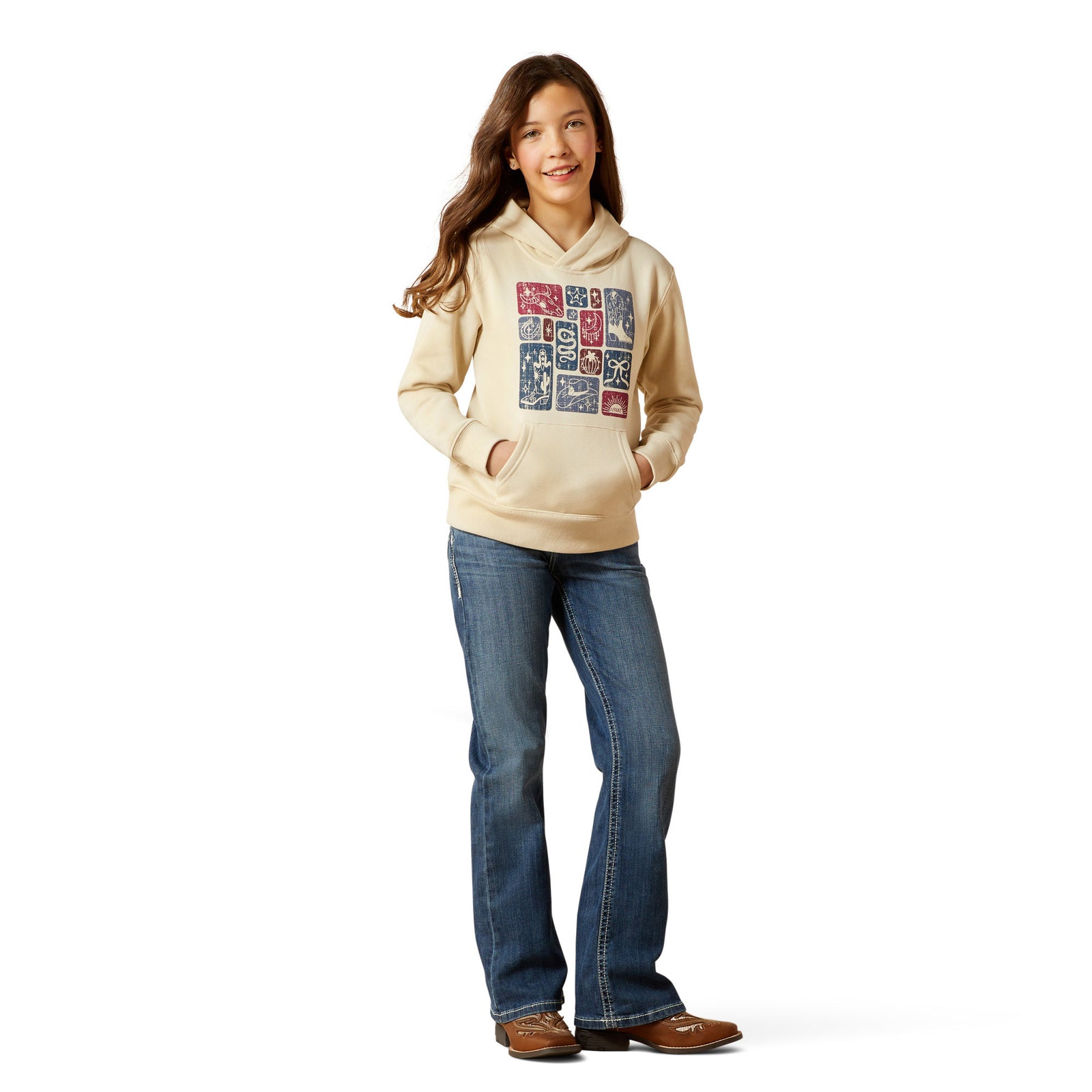 WESTERN BLOCKS HOODIE