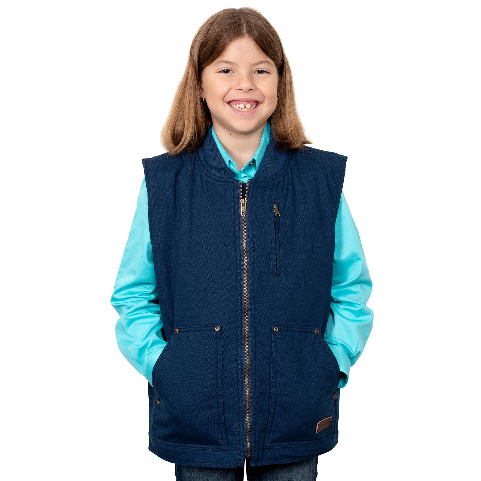 JUNIOR DIAMANTINA VEST Navy