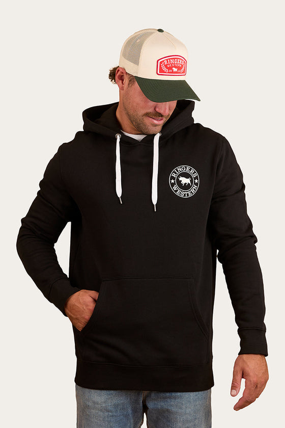 Signature Bull Mens Pullover Hoodie