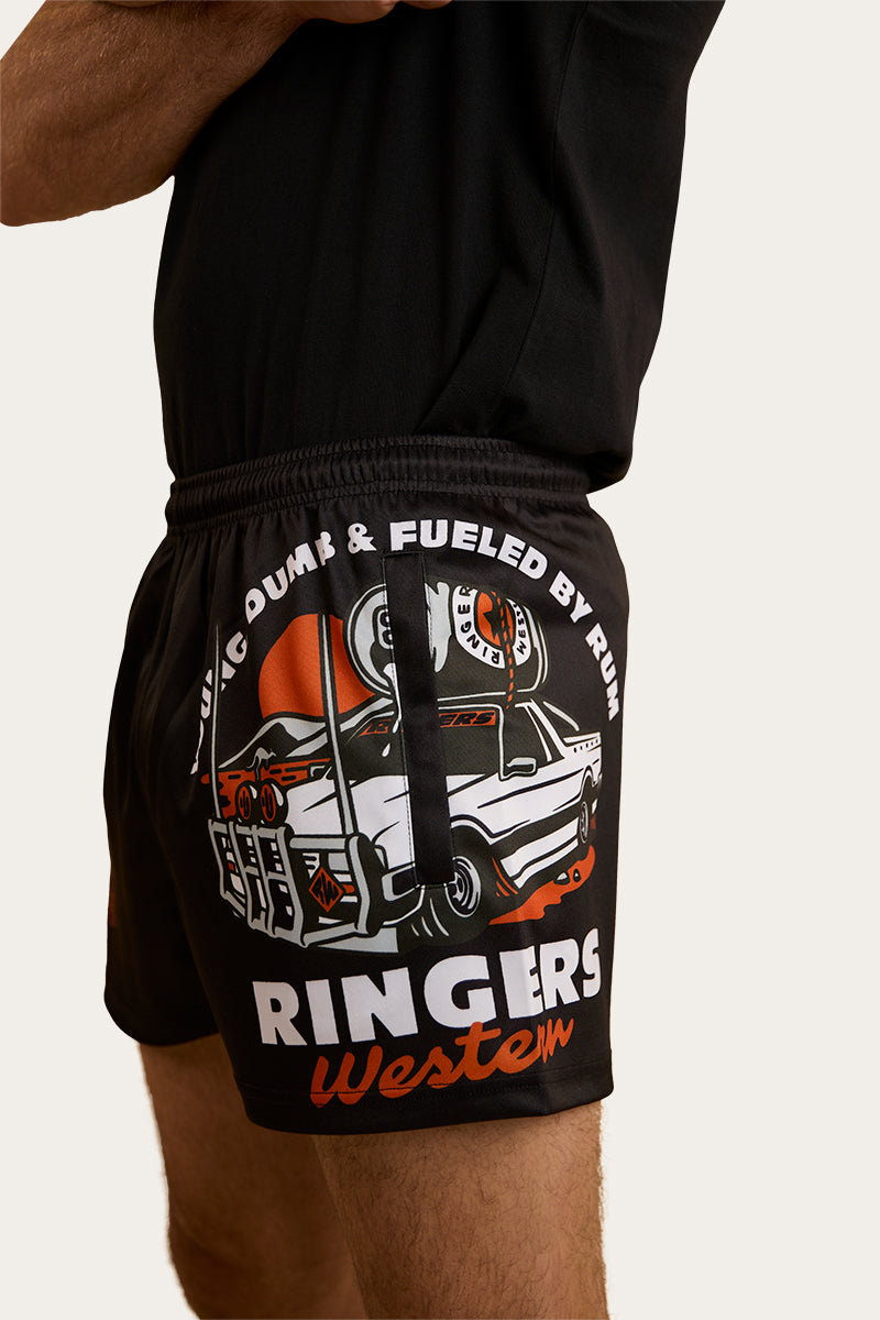 Young and Dumb Mens Footy Short