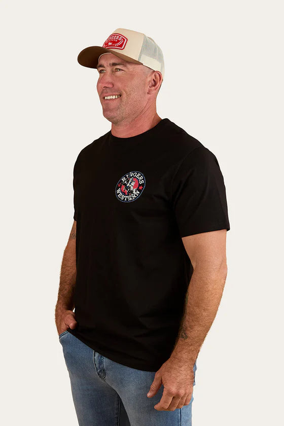 Bucking Bull Mens Loose Fit T Shirt