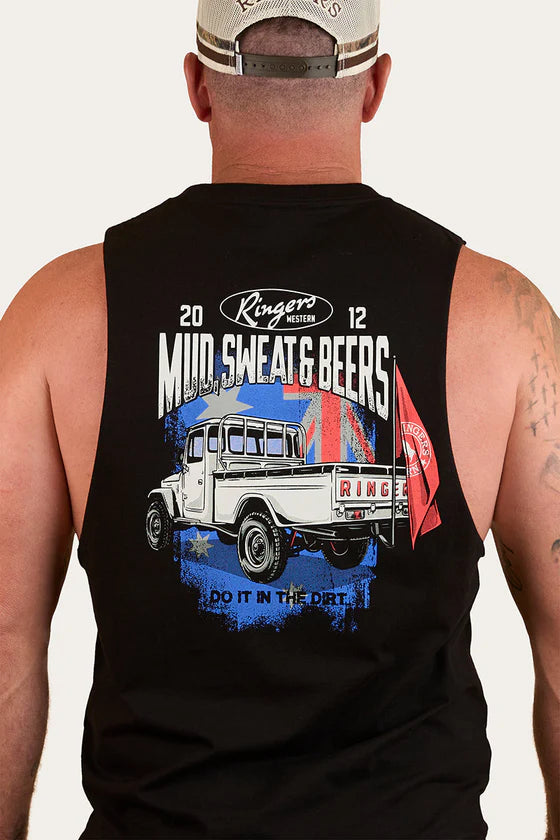 Mud Sweat Beers Mens Muscle Tank