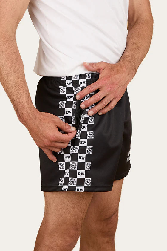 RW Check Footy Short