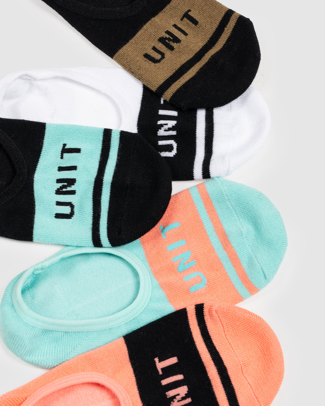 LADIES SOCKS - 5 PACK BAMBOO INVISIBLE - EQUIP