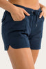 Dark Navy with Camel