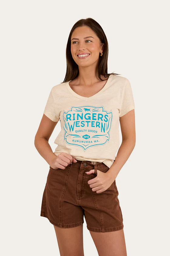 Quality Goods Womens V Neck T Shirt