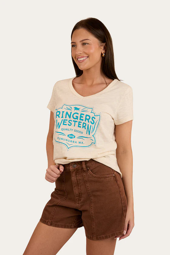 Quality Goods Womens V Neck T Shirt